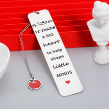 Load image into Gallery viewer, VANLOVEMAC Teacher Appreciation Gifts Bookmark for Women Men Book Lovers Thank You Gifts for Preschool Daycare Spanish Teacher Retirement Christmas Graduation Birthday Gift from Students