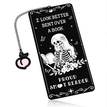 Load image into Gallery viewer, Halloween Bookmarks Gothic Book Marks for Reading Women Smutty Book Lovers Gifts Dark Romance Merch Boo Basket Stuffers for Women Spooky Bookmarks Horror Booktok Accessories Stocking Stuffers