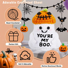 Load image into Gallery viewer, Halloween Boo Basket Stuffers for Women Him, Gifts for Boyfriend Girlfriend, You're My Boo Handmade Crochet Ghost Gifts, Halloween Basket Gifts for Husband Wife Anniversary Birthday Gift Idea