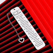 Load image into Gallery viewer, VANLOVEMAC to My Bestie Gifts Bookmark Friend Gifts for Women, Friendship Gifts for Book Lover, Sentimental Gifts for Friends Coworkers Girls Sister Birthday Christmas Graduation Gifts