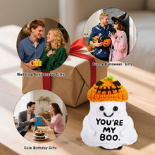 Load image into Gallery viewer, Halloween Boo Basket Stuffers for Women Him, Gifts for Boyfriend Girlfriend, You're My Boo Handmade Crochet Ghost Gifts, Halloween Basket Gifts for Husband Wife Anniversary Birthday Gift Idea