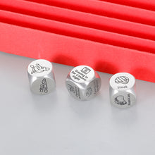 Load image into Gallery viewer, Funny Gifts for Wife Date Night Dice for Couple Valentines Gifts for Him Her Boyfriend 6 Year Anniversary Iron Gifts for Husband Food Decision Dice Wedding Gifts Stocking Stuffers for Women Men