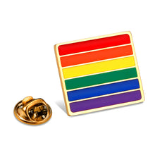 Load image into Gallery viewer, VANLOVEMAC Gay Pride Pins Rainbow Brooch Lapel Pin, Enamel Lapel Pin Lesbian Gay Pride Stuff LGBT Button Pin Pride Month Decorations for Men Women Clothes Bags Hats Backpack