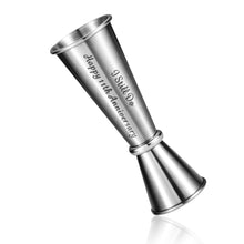 Load image into Gallery viewer, 11 Year Anniversary Steel Gifts for Him Her 11 Year Wedding Anniversary Steel Gifts for Women Men Couple Steel Jigger 2 OZ 1 OZ for 11th Anniversary Cocktail Jigger Present for Husband Wife Boyfriend