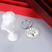 Load image into Gallery viewer, Mom Gift from Son Daughter Mothers Day Funny Inspirational Keychain for Women Her from Stepdaughter Stepson Children from Teenage No Matter What Life Throws At You Keyring