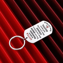 Load image into Gallery viewer, Inspirational Gift Keychain for her Sister Best Friend BFF Besties from Stepsister Sister-in-Law Always Remember You are Braver Christmas Birthday Stocking Stuffer Encouragement Gifts