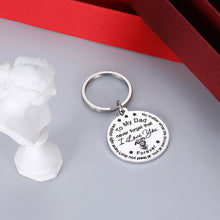 Load image into Gallery viewer, Dad Gift from Son Daughter Funny Inspirational Keychain for Him Men from Stepdaughter Stepson No Matter What Life Throws At You, At Least You Don’t Have Ugly Children from Teenage Keyring
