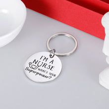 Load image into Gallery viewer, Nurse gift Inspirational RN keychain for nurse week 2021 Graduation Gift Women Men Nurse Appreciate Gifts for Nursing School Girls Birthday Nurse Practitioner Carer Gift Key Ring Christmas Gift