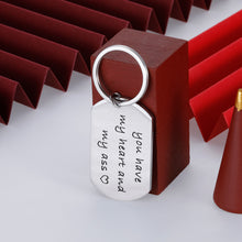 Load image into Gallery viewer, Valentines Day Gift Keychain for Husband Boyfriend From Girlfriend Wife Anniversary Birthday Gifts For Couple Keyring Women Men You Have My Heart Him Her Wedding