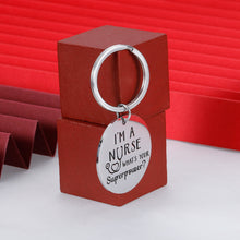 Load image into Gallery viewer, Nurse gift Inspirational RN keychain for nurse week 2021 Graduation Gift Women Men Nurse Appreciate Gifts for Nursing School Girls Birthday Nurse Practitioner Carer Gift Key Ring Christmas Gift