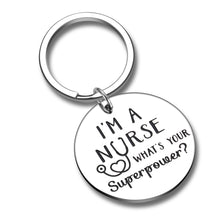 Load image into Gallery viewer, Nurse gift Inspirational RN keychain for nurse week 2021 Graduation Gift Women Men Nurse Appreciate Gifts for Nursing School Girls Birthday Nurse Practitioner Carer Gift Key Ring Christmas Gift