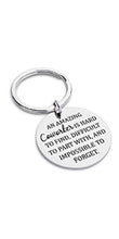 Load image into Gallery viewer, Coworker Appreciation Gift Keychain Thank You Gifts for Colleague Boss PM Manager Employee Motivation Present Goodbye Farewell Going Away Retirement Thanksgiving Christmas Gifts for Coach Teacher