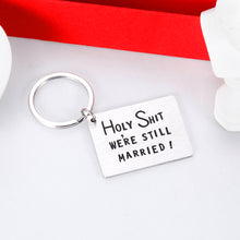Load image into Gallery viewer, Funny Anniversary Gifts Valentines Day Keychain for Husband Him Men Wife I Love You Couple Birthday Wedding Father’s Day Romantic Hubby Wifey 10th 11th 20th 30th 40th 50th Christmas from Girlfriend