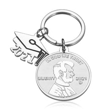 Load image into Gallery viewer, Funny Graduation Gifts Class of 2021 Keychain for Her Him College High School Teen Boys Girls Women Men Students Nurse Law Graduates Lucky Penny Keepsake for Daughter Son Anniversary Birthday