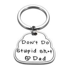 Load image into Gallery viewer, Funny Birthday Christmas Graduation Gift Keychain for Son Daughter from Mom Dad