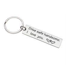 Load image into Gallery viewer, VANLOVEMAC New Driver Gift for Boyfriend Husband Teen Boys Girls Birthday Gifts Drive Safe Keychain I Love You New Dad Father in Law Keychain Gift for Men Women