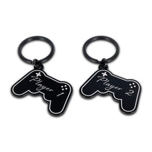Load image into Gallery viewer, Funny Gifts Keychains Set for Boyfriend Husband Him Fiance Couples Valentine's Day Birthday I Love You Gift for Men Friends BFF from Girlfriend Wife Her Anniversary Wedding Player 1 2 PCS PC Gamer
