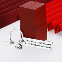 Load image into Gallery viewer, Memorial Gift Keychain for Loss Loved One Sympathy Gift Bereavement Gifts Angel Jewelry Remembrance Grieving Present for Loss Mother Father Mom Dad Sister Grandfather Granddaughter Passed Away