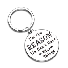 Load image into Gallery viewer, VANLOVEMAC Funny Dog Tag, Round Engraved Tag, Personalized Puppy Pet ID, Pet Tags for Dogs Cats Kitten, Collar Tag, for Pets New Puppy Stainless Steel