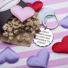 Load image into Gallery viewer, Football Coach Keychain Sports Best Christmas Gifts for Basketball Baseball Swimming Soccer Coaches for Men A Great Coach is Hard to Find and Impossible to Forget Personalized Key Ring Charm Jewelry
