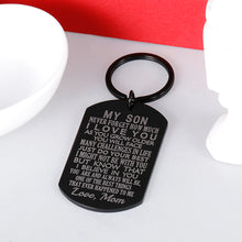 Load image into Gallery viewer, Daughter Gift from Mom Inspirational Keychain for Teen Girl Women from Stepmom