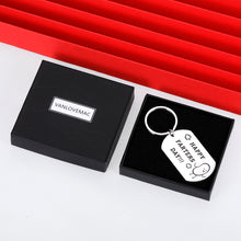 Load image into Gallery viewer, Funny Father’s Day Gifts Dad Keychain from Daughter Son Kids Birthday Valentine Wedding Gift for Daddy Stepdad First Time Father Gift to Husband from Wife Girlfriend -Happy Farters Day