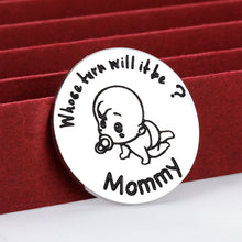 Load image into Gallery viewer, Funny Decision Coin for New Parent Mommy Daddy Women Men New Baby Gifts for Her Him Pregnancy Girls First Time Moms Dads to Be on Motherās Fatherās Day Coin Collcetingļ¼Double-Sidedļ¼