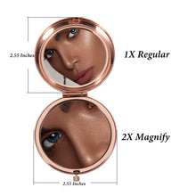 Load image into Gallery viewer, Compact Mirror Daughter Gifts from Mom Dad Gifts for Teen Girls Birthday Makeup Pocket Mirror for Stepdaughter Granddaughter Women Unique Wedding Graduation Gifts