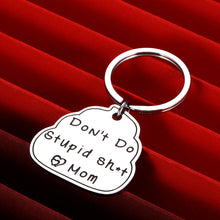 Load image into Gallery viewer, Funny Birthday Christmas Graduation Gift Keychain for Son Daughter from Mom Dad