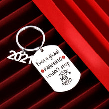 Load image into Gallery viewer, Funny 2021 Graduation Keychain Inspirational Gifts for Her Him Daughter Son BFF Graduate College Middle High School Master Students Class of 2021 Senior Grad Gift for Boys Girls Women Men Best Friend