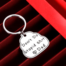 Load image into Gallery viewer, Funny Birthday Christmas Graduation Gift Keychain for Son Daughter from Mom Dad