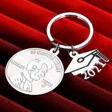 Load image into Gallery viewer, Funny Graduation Gifts Class of 2021 Keychain for Her Him College High School Teen Boys Girls Women Men Students Nurse Law Graduates Lucky Penny Keepsake for Daughter Son Anniversary Birthday