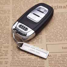 Load image into Gallery viewer, Best Gift for Dad Father in Law Drive Safe Keychain Stepfather Husband Gift Boyfriend Key Ring Handsome I Love You Trucker Gift Couple Keychain-Birthday for Men-Best Gift for Teacher