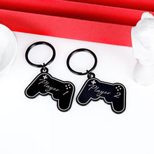 Load image into Gallery viewer, Funny Gifts Keychains Set for Boyfriend Husband Him Fiance Couples Valentine's Day Birthday I Love You Gift for Men Friends BFF from Girlfriend Wife Her Anniversary Wedding Player 1 2 PCS PC Gamer