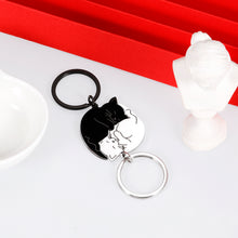 Load image into Gallery viewer, Couple Gift Keychain Cute Cat Matching Gift for Girlfriend Boyfriend Cat Lover Best Friend Husband Wife Him Her Fiancée Couple Stuff for Christmas Valentine's Day Birthday New Year Eve Anniversary