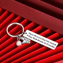Load image into Gallery viewer, Memorial Gift Keychain for Loss Loved One Sympathy Gift Bereavement Gifts Angel Jewelry Remembrance Grieving Present for Loss Mother Father Mom Dad Sister Grandfather Granddaughter Passed Away