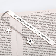 Load image into Gallery viewer, Graduation Gift Bookmark for Son Daughter from Mom Dad Funny Bookmarks for Boys Girl Teen Him Her Men Women Gag Gift for New Driver Book Lover 2022 Grads Cute Christmas Valentines Birthday Present