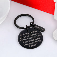 Load image into Gallery viewer, Boss Gift Keychain for Supervisor Leader Mentor Appreciation Gifts Birthday Keychain Thank You Gifts Retirement Leaving Gift from Coworker Colleague Women Men Lady Farewell Christmas Keyring