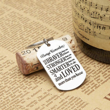 Load image into Gallery viewer, Inspirational Keychain Gift for Women Men BFF Daughter Son Graduation Birthday