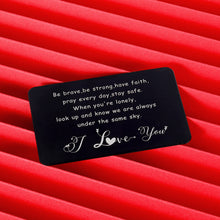 Load image into Gallery viewer, to My Son Daughter Inspirational Gift Card Insert for Men Women Grandson Granddaughter Teen Boys Girls Student Friends BFF Coworker Birthday Christmas Valentines Day From Mom Dad Stocking Stuffers