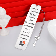 Load image into Gallery viewer, Team Boss Gifts Bookmarks for Coworkers Employee Appreciation Boss Day Thank You Gifts for Women Men Office Christmas Retirement Farewell Goodbye Gift for Leader Colleagues Staff PM Supervisor