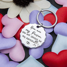 Load image into Gallery viewer, You are My Person Keychain Gift for Best Friend BFF Couples Boyfriend Girlfriend Husband Wife Sister Brother Teen Teenage Sentimental Gifts Birthday Wedding