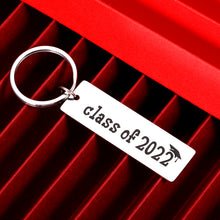 Load image into Gallery viewer, 2022 Graduation Gifts for Her Class of 2022 Keychain Inspirational Gift for Him Boys Girls High School College Grad Student Senior Nurse Teen Women Men Son Daughter Grandson Birthday Jewelry Present