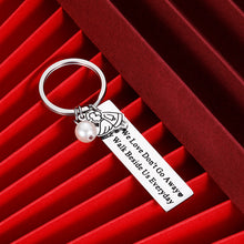 Load image into Gallery viewer, Memorial Gift Keychain for Loss Loved One Sympathy Gift Bereavement Gifts Angel Jewelry Remembrance Grieving Present for Loss Mother Father Mom Dad Sister Grandfather Granddaughter Passed Away