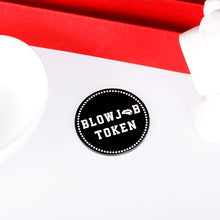 Load image into Gallery viewer, Valentine's Day Gift for Boyfriend Funny Gag Coin for Husband Him Men Couple Fiancé Bf Token Cute Gifts for Wedding Anniversary Birthday Romantic Present Metal Black