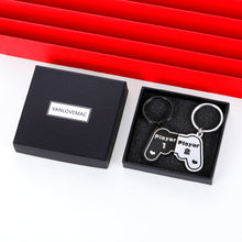 Load image into Gallery viewer, Funny Gifts Keychains Set for Boyfriend Husband Him Fiance Couples Valentine's Day Birthday I Love You Gift for Men Friends BFF from Girlfriend Wife Her Anniversary Wedding Player 1 2 PCS PC Gamer