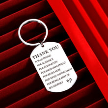 Load image into Gallery viewer, Thank You Gift for Coworkers Boss Teacher Going Away Appreciation Gift for Leader Supervisor PM Colleagues Office Christmas Gift Keychain Retirement Birthday Leaving Farewell Gifts for Male Female