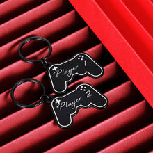 Load image into Gallery viewer, Funny Gifts Keychains Set for Boyfriend Husband Him Fiance Couples Valentine's Day Birthday I Love You Gift for Men Friends BFF from Girlfriend Wife Her Anniversary Wedding Player 1 2 PCS PC Gamer