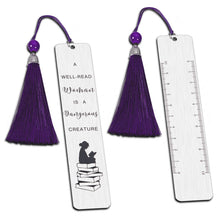 Load image into Gallery viewer, Inspirational Gifts for Women Graduation Bookmark with Tassel Mom Wife Sister Girlfriend Daughter Feminism Book Lover Reader Teacher Student Office Book Club Birthday Anniversary (Double Sides)