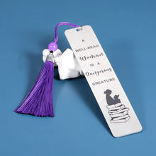 Load image into Gallery viewer, Inspirational Gifts Graduation Bookmark with Tassel for Women Mom Wife Sister Girlfriend Daughter Feminism Book Lover Reader Teacher Student Metal Bookmarks for Office Book Club Birthday Anniversary